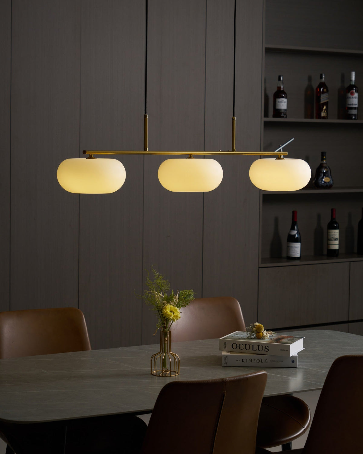 Sculptural Pendant Light