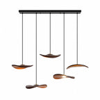 Gyre Wood Blade Chandelier