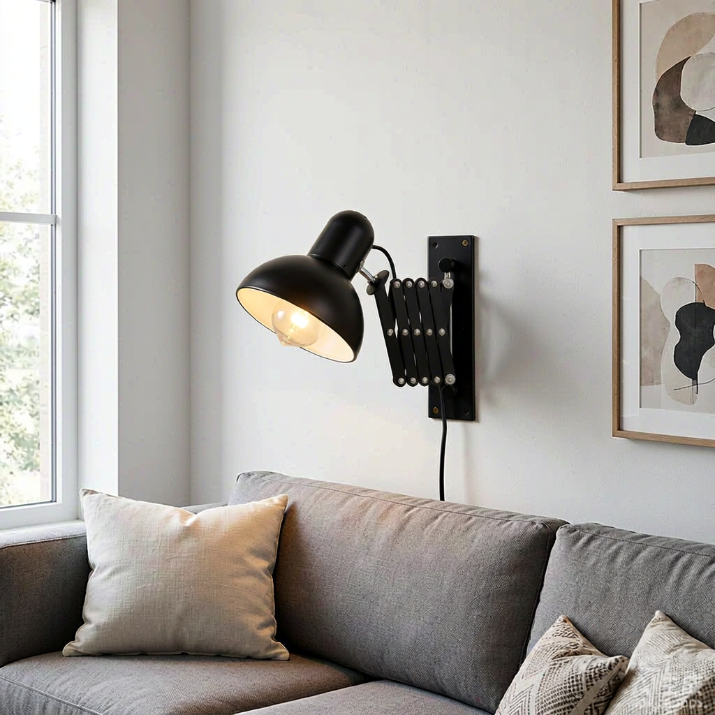 Maxon Adjustable Spring Wall Lamp