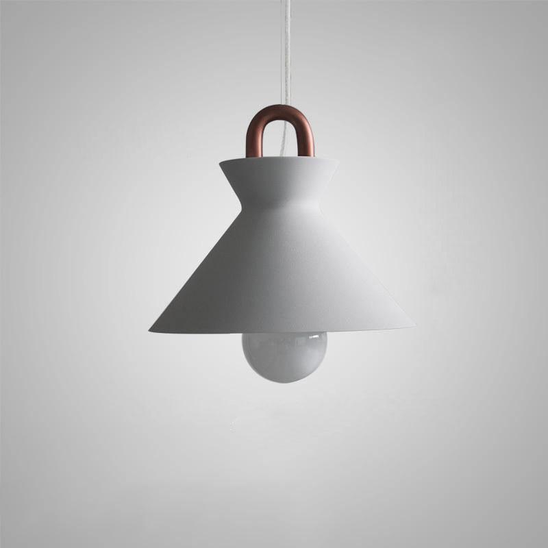Coil Ceiling Pendant Light ∅ 9.8″ x H 8.7″ / Dia 25cm x H 22cm / White Pendant light