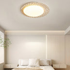 Textured Organic Travertine Ceiling Lamp