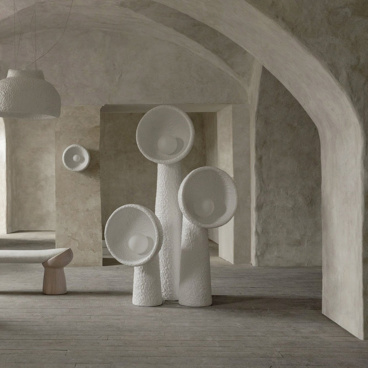 Echo Sculptural Floor Lamp