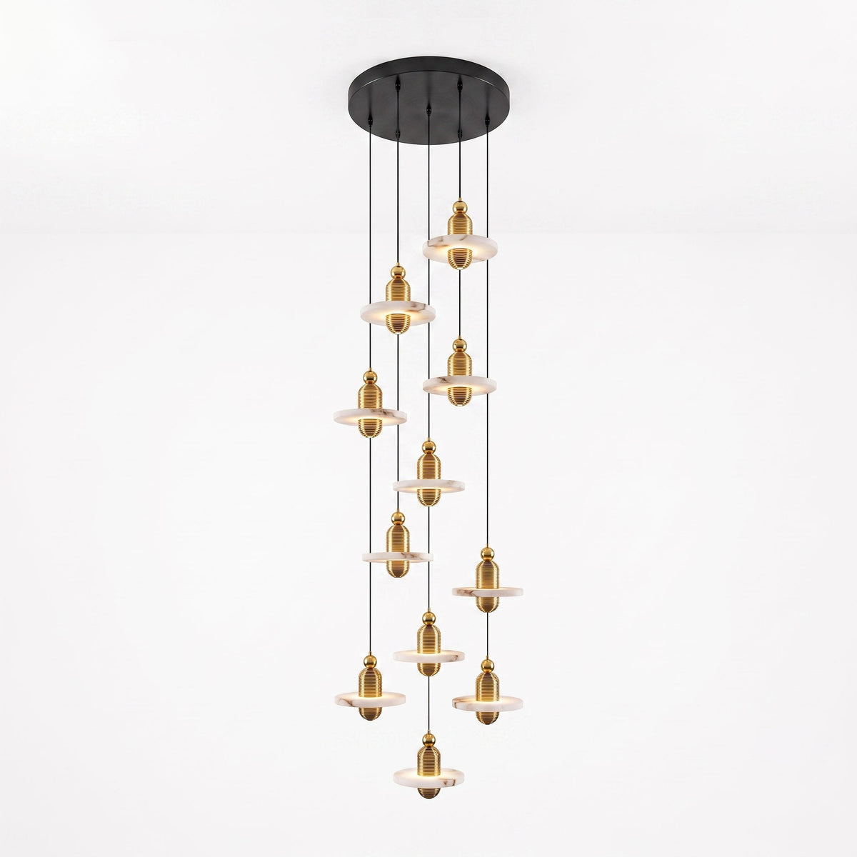 Saturn Alabaster Pendant Light