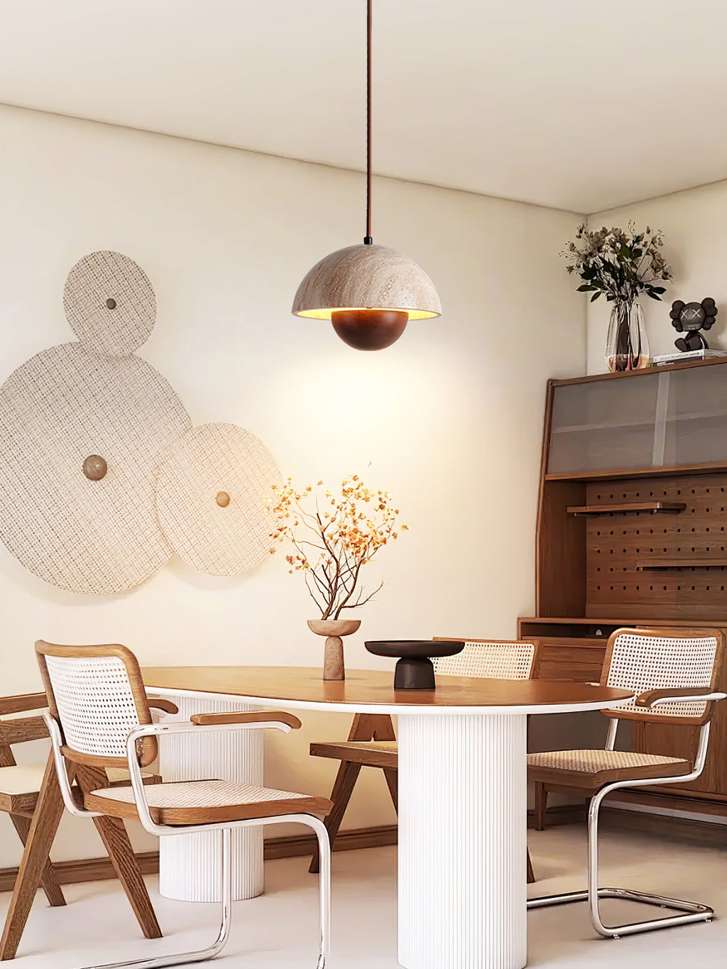 Bud Travertine Pendant Lamp