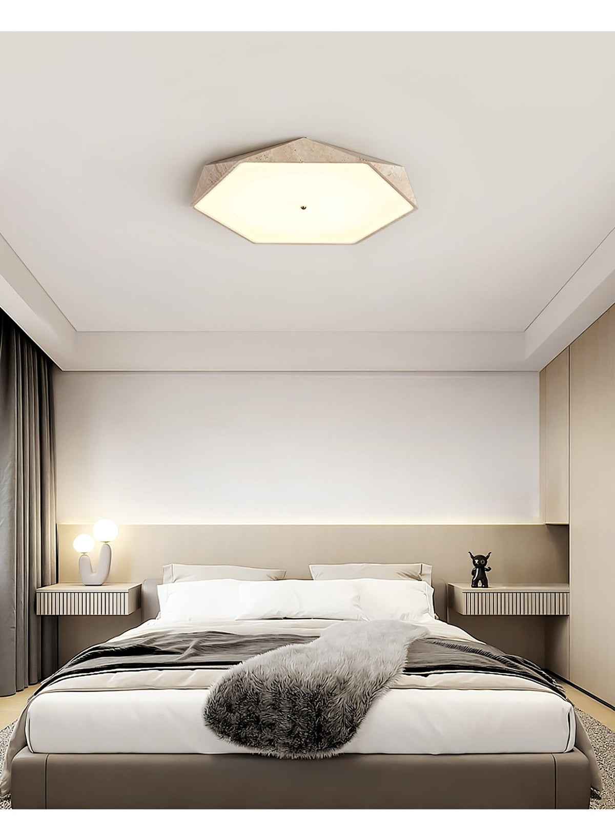 Lunarc Stone Ceiling Lamp