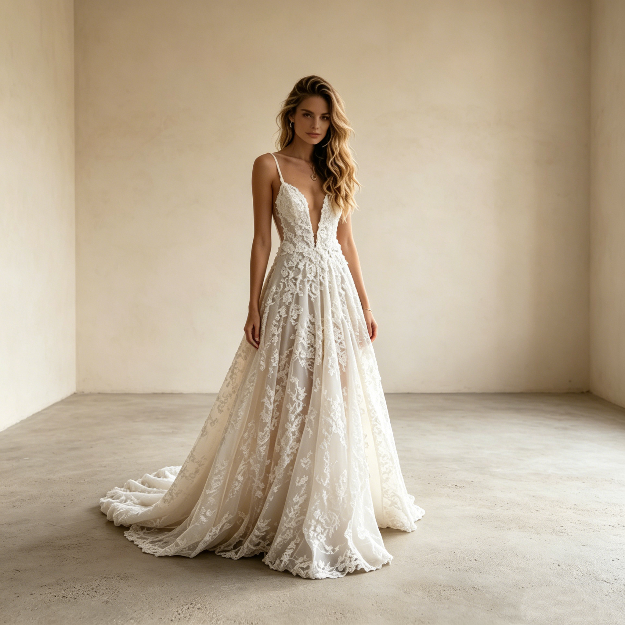 Elegantes Neckholder Abendkleid aus Satin – Stilvolles Bodenlanges Galakleid in Weiß