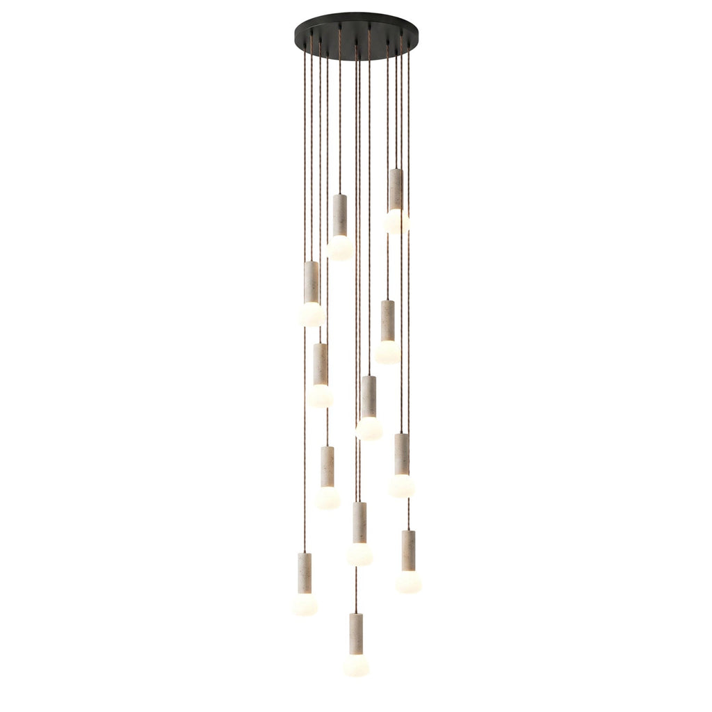 Matchstick Travertine Pendant Lamp