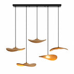 Gyre Wood Blade Chandelier