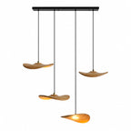 Gyre Wood Blade Chandelier