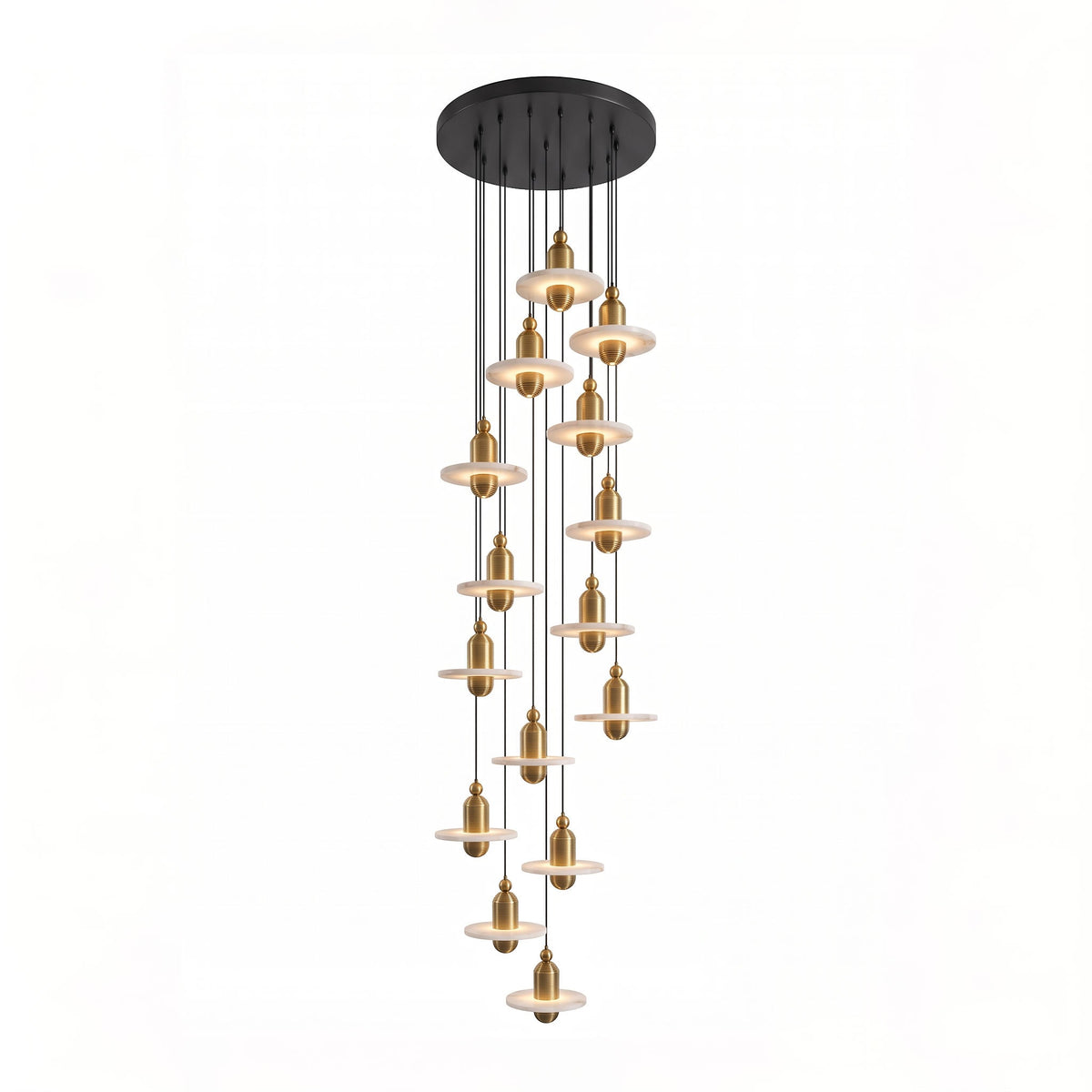 Saturn Alabaster Pendant Light