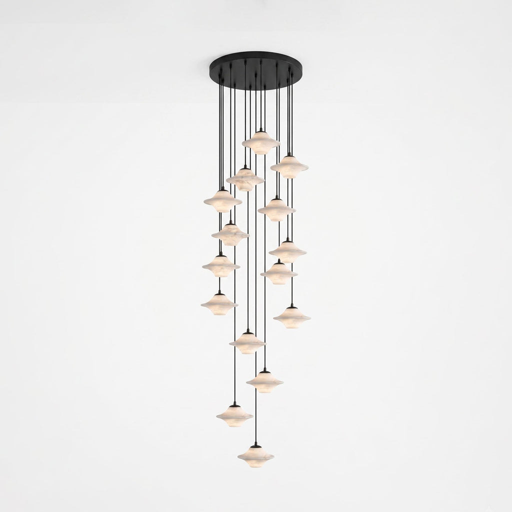 Saucer Alabaster Pendant Light