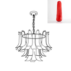 Murano Glass Leaf Chandelier