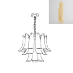 Murano Glass Leaf Chandelier