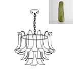 Murano Glass Leaf Chandelier