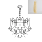 Murano Glass Leaf Chandelier