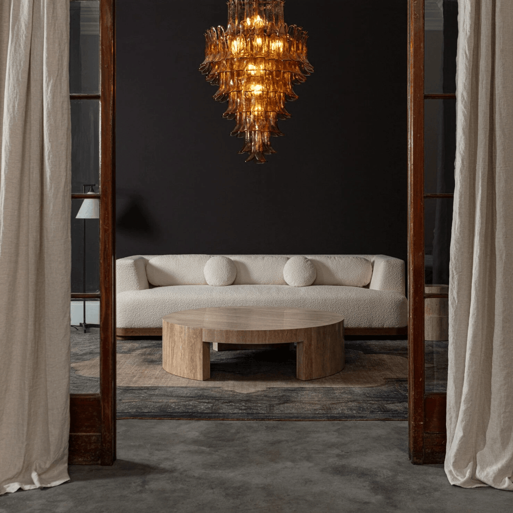 Amber Petalo Chandelier