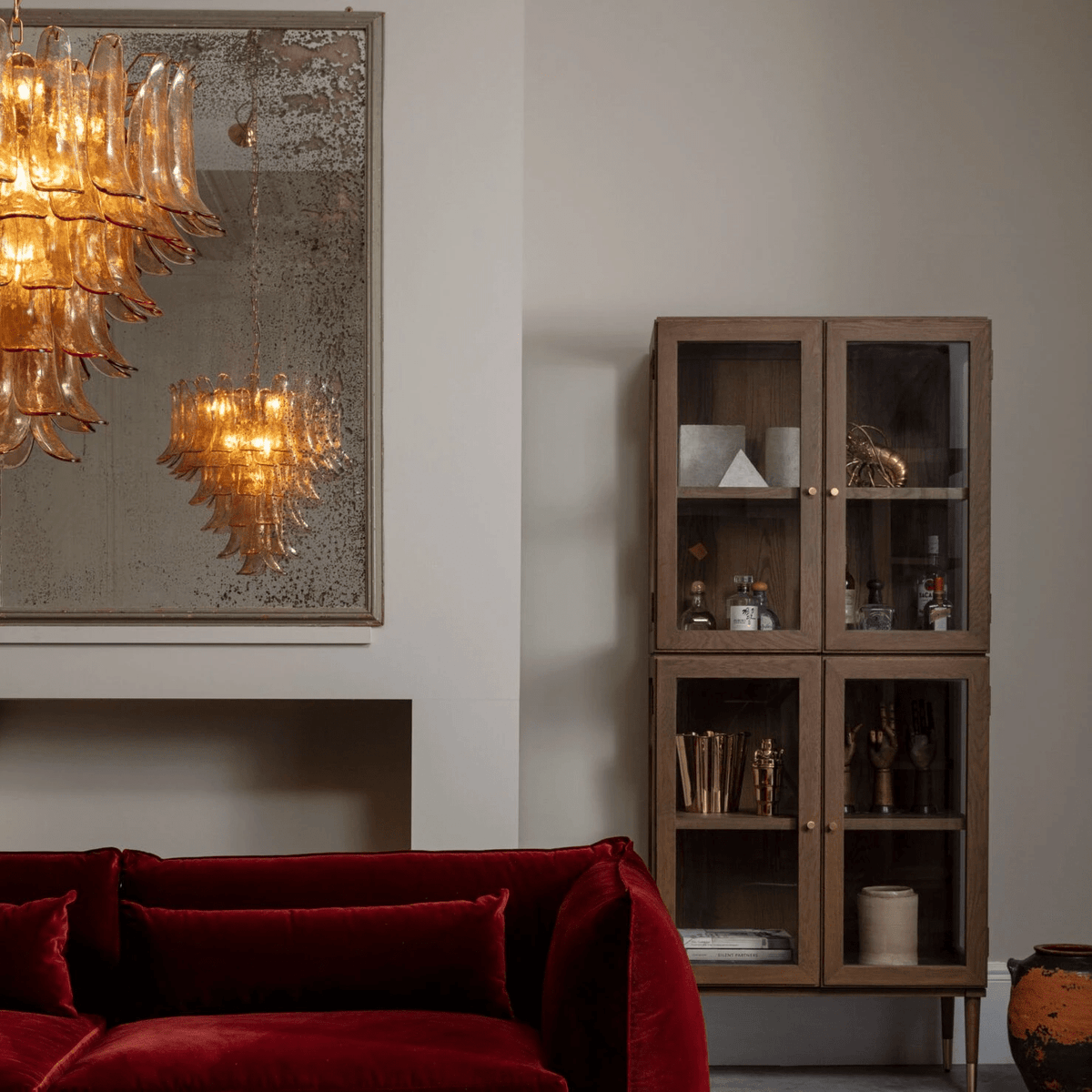 Amber Petalo Chandelier