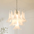 Murano Glass Leaf Chandelier