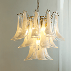 Murano Glass Leaf Chandelier
