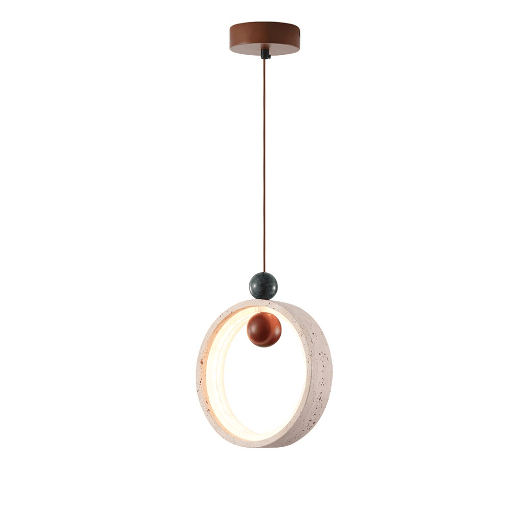 Ring & Bead Pendant Lamp