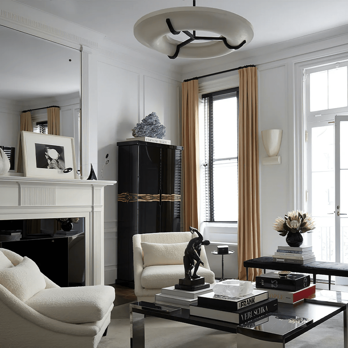 Carve Alabaster Pendant Light