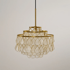 Teardrops Shell Chandelier