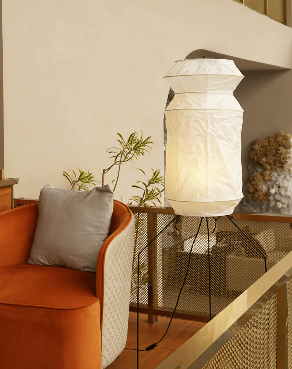 Washi Paper UF3-L6 Floor Lamp