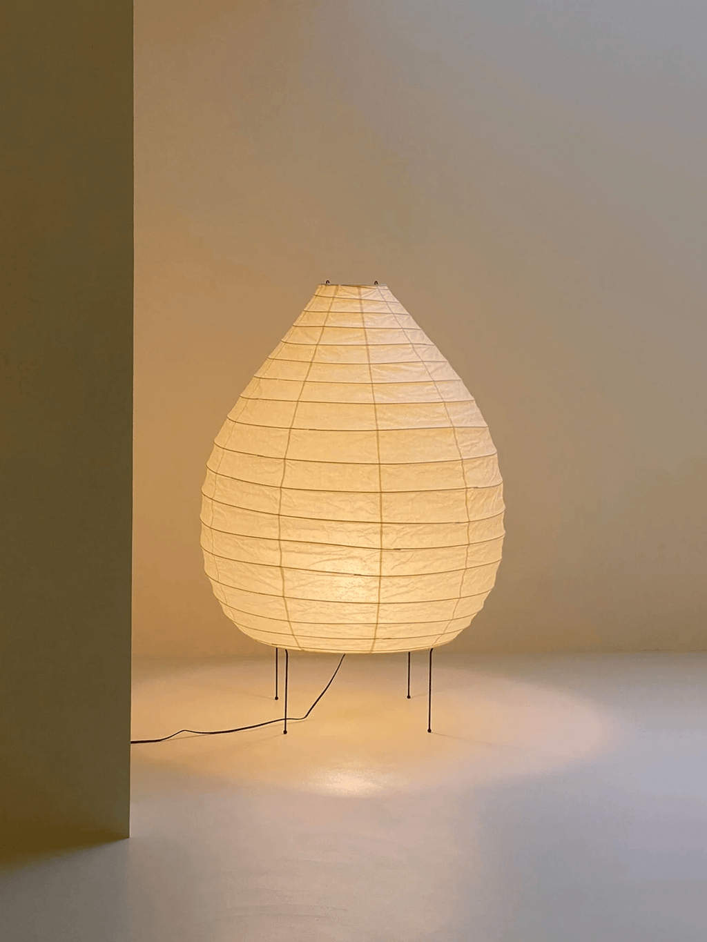 Washi Paper Lantern Floor Lamp