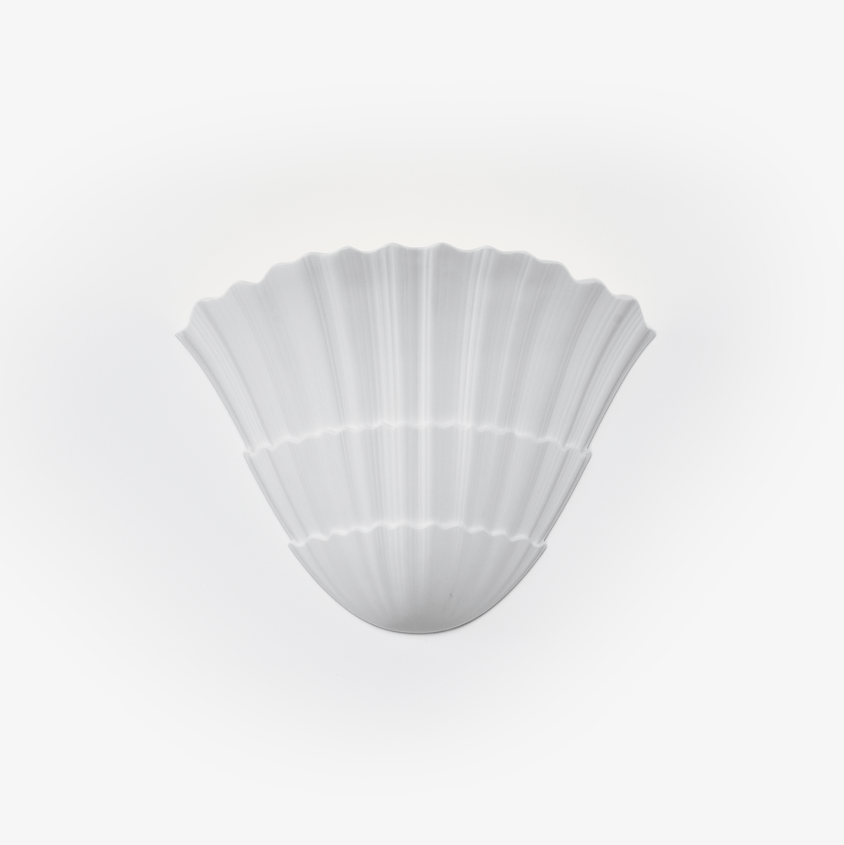 Pleated Shell Wall Light