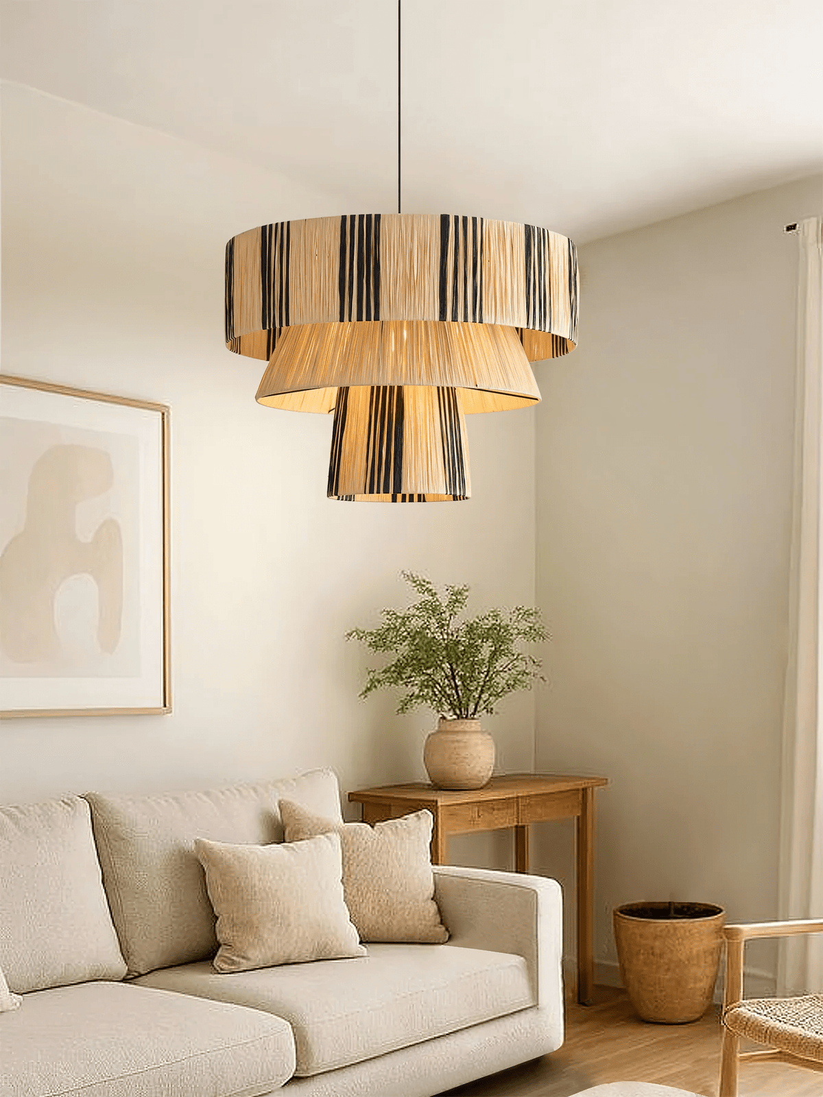 Zarora Raffia Pendant Lamp