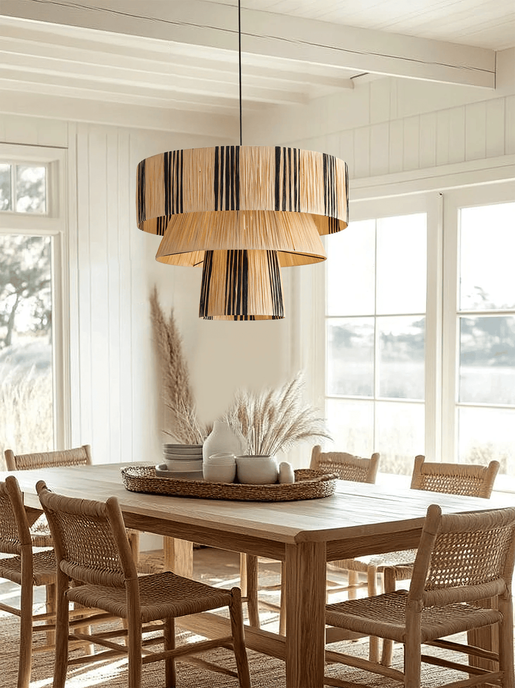 Zarora Raffia Pendant Lamp