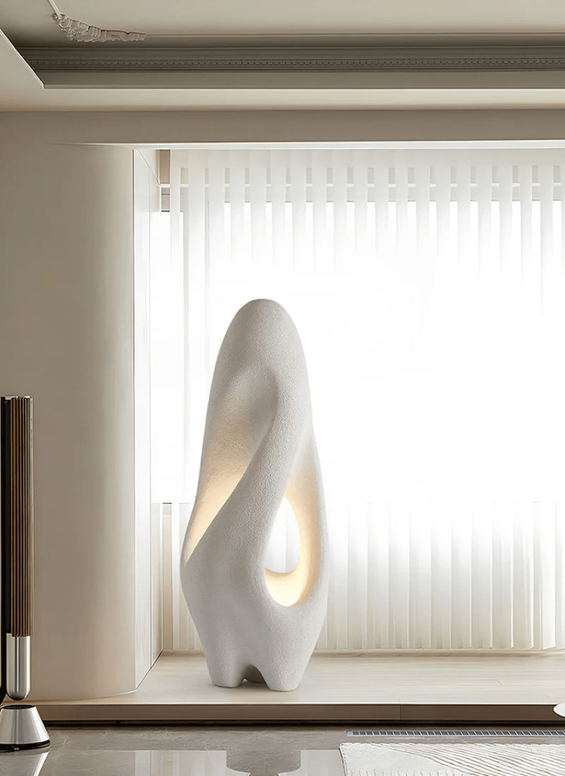 Wabi-Sabi White Floor Lamp