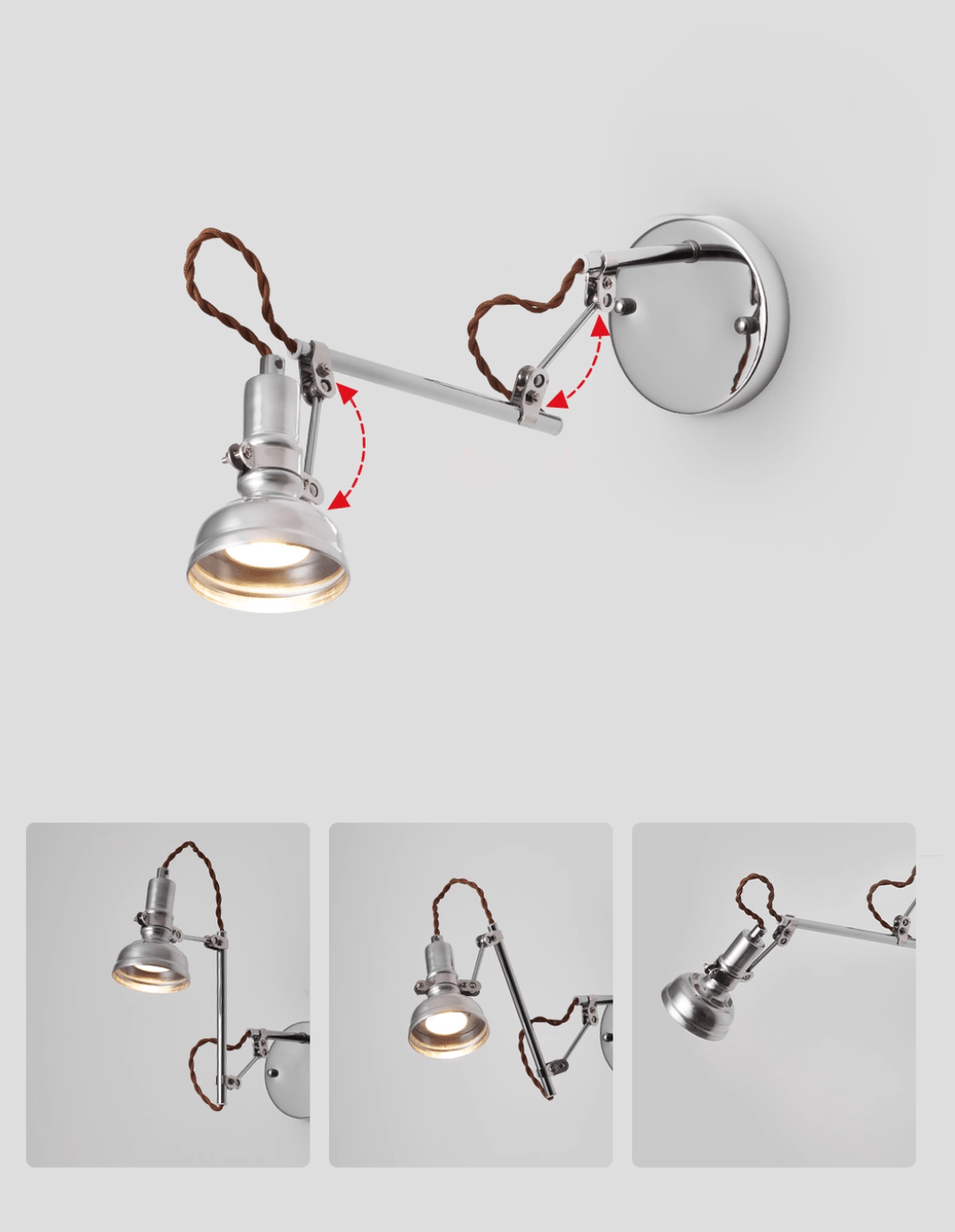 Otto Crane Wall Lamp