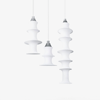 Tiered Column Pendant Light