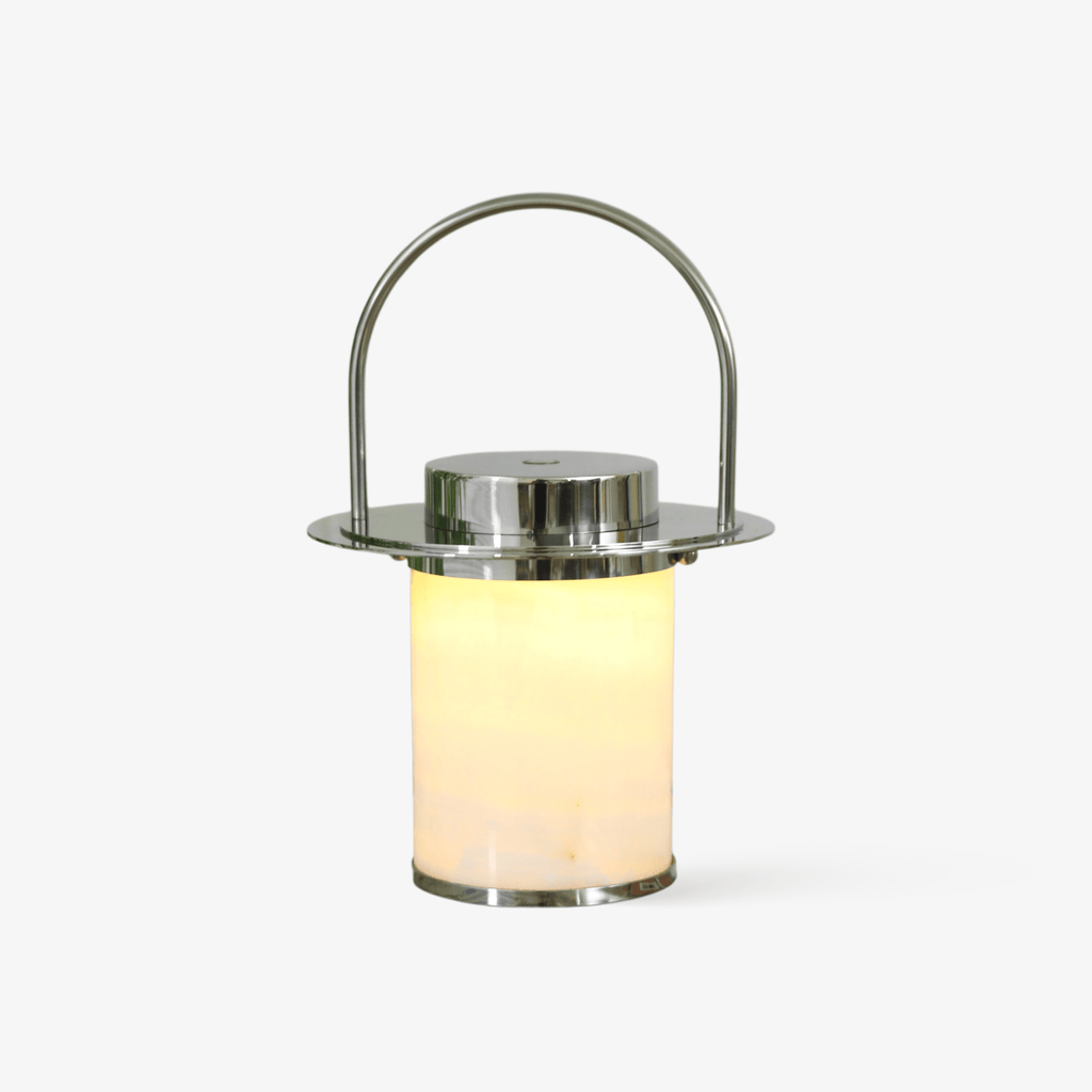 Pod Portable Rechargeable Alabaster Table Lamp