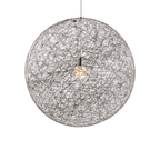Spherical Woven Pendant Light