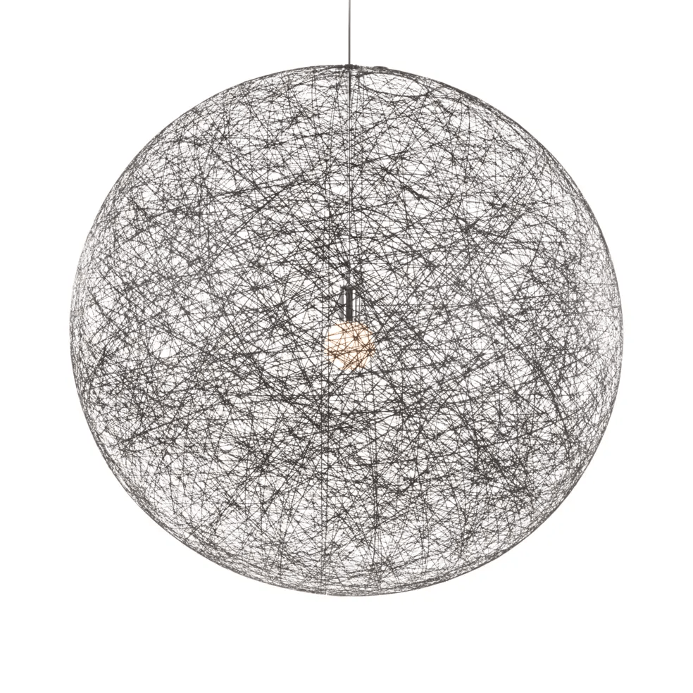 Spherical Woven Pendant Light