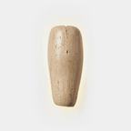Earthy Stone Wall Sconce