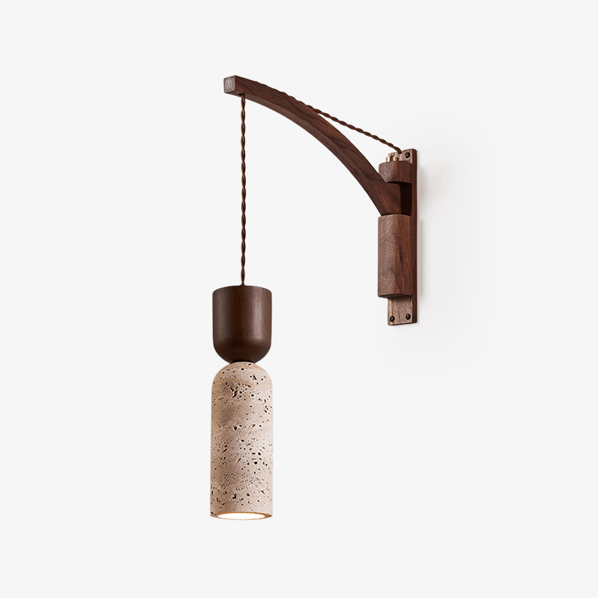 Travertine Fusion Wall Sconce