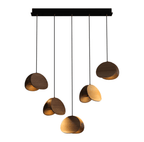 Orbit Fold Wood Pendant Light
