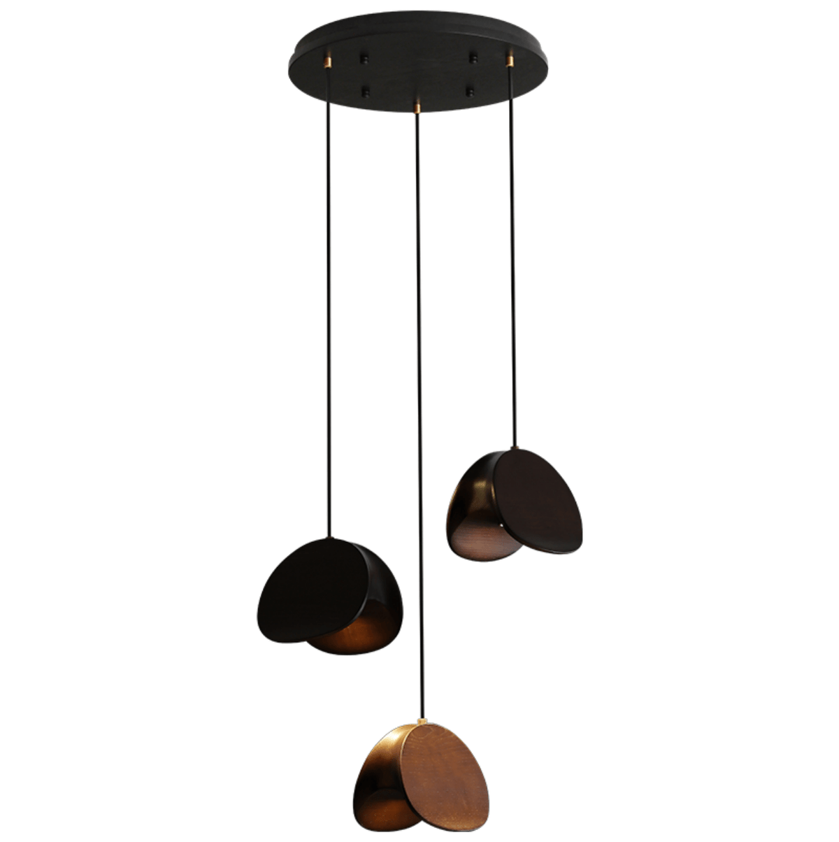 Orbit Fold Wood Pendant Light