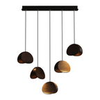 Orbit Fold Wood Pendant Light