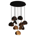 Orbit Fold Wood Pendant Light