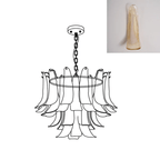 Murano Glass Leaf Chandelier