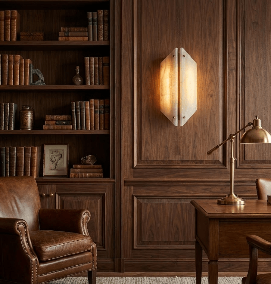 Crest Alabaster Wall Lamp