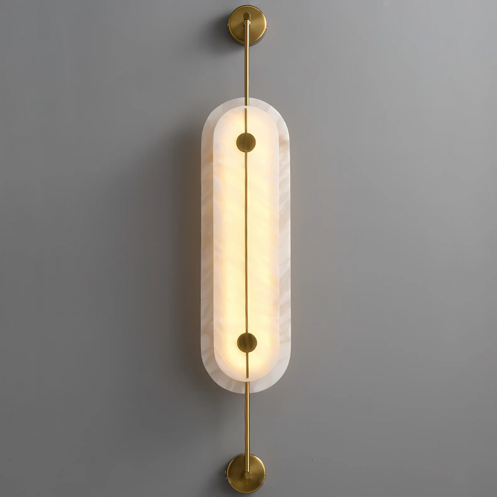 Solvane Alabaster Wall Sconce