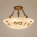 Aureon Alabaster Ceiling Light