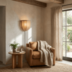 Sienna Linen Plug-in Wall Sconce