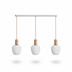 Elowen Fluted Opal Pendant Lamp