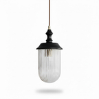 Solas Ribbed Glass Pendant Lamp